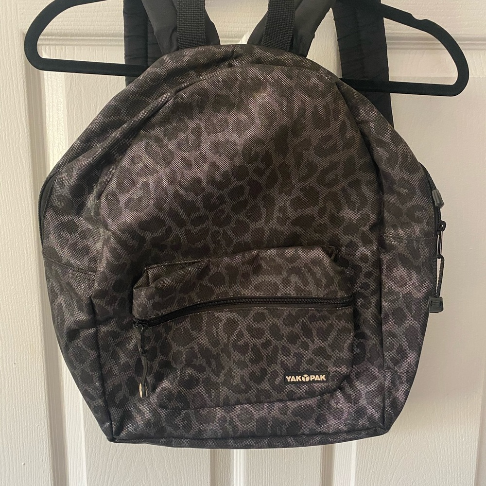 Leopard print back pack